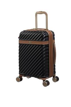 it luggage Sandringham 53,3 cm Hardside Handgepäck-Spinner mit 8 Rädern, erweiterbar, Schwarz, 21", Sandringham 53,3 cm Hardside Handgepäck-Spinner mit 8 Rädern, erweiterbar von it luggage