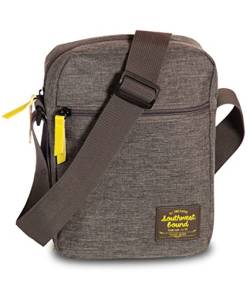 itenga Southwest Bound Budget Umhängetasche Handtasche Freizeit aus Polyester mit Reißverschluss und 6 Fächern (Grau) von itenga
