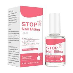 Anti-Biss-Nagellack Für Kinder, 15 Ml/0,5 Fl Oz Nagelbiss-Stopper, Verhindert Daumenlutschen, Sicher Und Effektiv, Bitterer Geschmack, Sicher Für Erwachsene Und Kinder von itrimaka