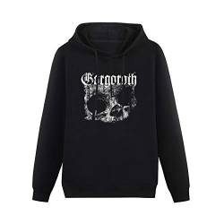 iut Pocket Hoodie Kangaroo Gorgoroth Cotton Long Sleeve Sweatshirts Black L von iut