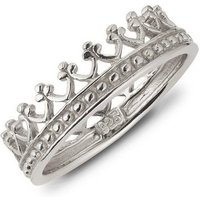 iz-el Fingerring Ring Silber Krone - Silberner Damenring, 925 Sterling Silber von iz-el