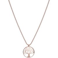 iz-el Silberkette Kette Rosegold Lebensbaum - Geschenk für Frauen, 925 Sterling Silber von iz-el