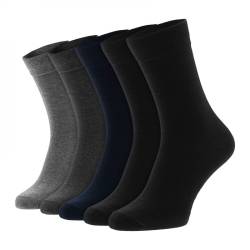 Jack & Jones 5-er Set Socken Schwarz, Grau und Blau von jack & jones