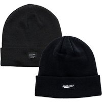 Jack & Jones Beanie JACK & JONES Herren Beanie Strickmütze 2er Pack JACKARI JACDNA Wintermütze Wollmütze Casual Streetwear 12092815 12232790 von jack & jones