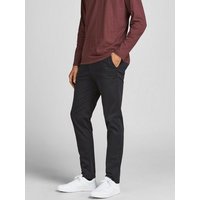 Jack & Jones Chinohose Baumwolle Stoffhose Chino JPSTMARCO 5968 in Schwarz von jack & jones