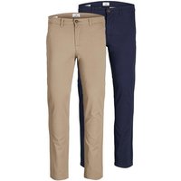 Jack & Jones Chinohose SLIM FIT MARCO 2PCS (Packung, 2-tlg., 2er-Pack) von jack & jones