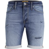 Jack & Jones Herren Jeans Short JJIRICK JJICON GE 633- Relgular Fit - Blau - Blue Denim von jack & jones