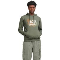 Jack & Jones Herren Kapuzenpullover Hoodie JCOMAP LOGO - Regular Fit von jack & jones