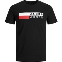 Jack & Jones Herren Rundhals T-Shirt JJECORP LOGO - Regular Fit Plussize von jack & jones