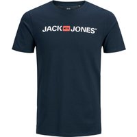 Jack & Jones Herren Rundhals T-Shirt JJECORP LOGO - Slim Fit Plussize von jack & jones