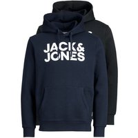 Jack & Jones Kapuzensweatshirt CORP LOGO SWEAT HOOD (Packung, 2-tlg., 2er-Pack) von jack & jones