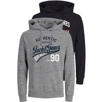 Jack & Jones Kapuzensweatshirt ETHAN SWEAT HOOD 2PK (Packung, 2-tlg., 2er-Pack) von jack & jones