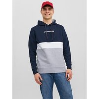 Jack & Jones Kapuzensweatshirt JJEREID BLOCKING SWEAT HOOD NOOS von jack & jones