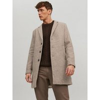 Jack & Jones Parka Kurzer Woll Mantel Elegante Coat Übergangjacke JJEMOULDER 4863 in Hellbraun von jack & jones