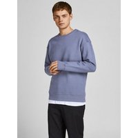 Jack & Jones Sweatshirt Basic Sweater Langarm Shirt Rundhals Pullover JJESTAR (1-tlg) 4012 in Blau von jack & jones