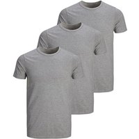 Jack & Jones T-Shirt Herren Basic T-Shirt 3er Pack Rundhals O-Neck Regular Baumwolle Lycra von jack & jones