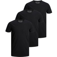 Jack & Jones T-Shirt Herren Basic T-Shirt 3er Pack Rundhals O-Neck Regular Baumwolle Lycra von jack & jones