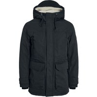 Jack & Jones Winterjacke - Clip Parka - S bis XXL - für Männer - Größe S - schwarz von jack & jones