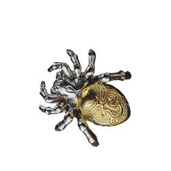 Ohrringe mit Gold plattiert Sterling Silber Spinnen - unverwechselbare und personalisierte Paare Schmuck, stilvolle Streetwear, 1 Set 2 von jackeywu