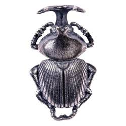 Personalisierte stilvolle Nashorn Käfer Silber Ohrringe -Trendy Insekt Schmuck, Vintage Paare Zubehör,1 Satz von 2 von jackeywu