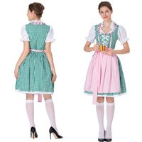 jalleria Dirndl Oktoberfest Trachtenrock für Damen Hot Maid Outfit von jalleria