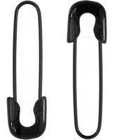 jalleria Paar Ohrhänger 43mm Sicherheitsnadel Ohrringe für Damen und Mädchen Edelstahl Creolen von jalleria