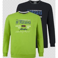 Doppelpack Sweatshirt BOTU Jan Vanderstorm hellgrün von jan vanderstorm