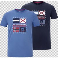 Doppelpack T-Shirt PREBEN Jan Vanderstorm dunkelblau blau von jan vanderstorm