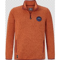 Fleece-Sweatshirt DAUBE Jan Vanderstorm orange von jan vanderstorm