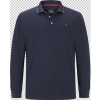 Langarm-Poloshirt ELLIS Jan Vanderstorm dunkelblau blau von jan vanderstorm