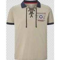 Poloshirt FASTE Jan Vanderstorm beige von jan vanderstorm