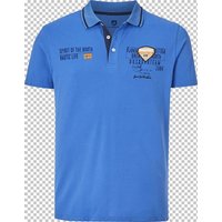 Poloshirt HALLFRED Jan Vanderstorm blau von jan vanderstorm