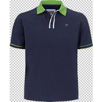 Poloshirt ISFRIED Jan Vanderstorm blau von jan vanderstorm