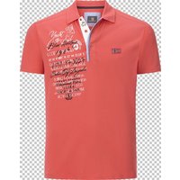 Poloshirt JANO Jan Vanderstorm dunkelorange von jan vanderstorm