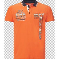 Poloshirt JERKER Jan Vanderstorm orange von jan vanderstorm