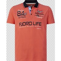 Poloshirt LADISLAUS Jan Vanderstorm orange von jan vanderstorm