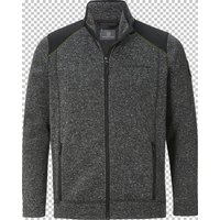 Strickfleecejacke YUL Jan Vanderstorm grau von jan vanderstorm