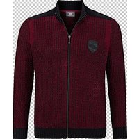 Strickjacke HALSTEN Jan Vanderstorm rot von jan vanderstorm