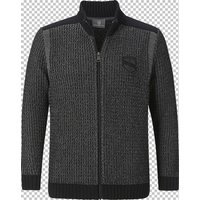 Strickjacke HALSTEN Jan Vanderstorm schwarz von jan vanderstorm