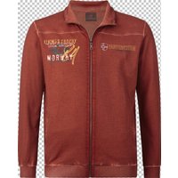 Sweatjacke SIVID Jan Vanderstorm rot von jan vanderstorm