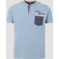 T-Shirt BORYS Jan Vanderstorm blau von jan vanderstorm