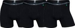 jbs Boxershorts Herren (3er Pack) Unterhosen Ideale Passform Ultra Soft Touch und hohe Atmungsaktivität durch Bambus-Bio Baumwoll Gewebe (Ohne Kratzenden Zettel) Schnelltrocknend, 3X Schwarz, L von jbs