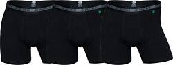 jbs Boxershorts Herren (3er Pack) Unterhosen Ideale Passform Ultra Soft Touch und hohe Atmungsaktivität durch Bambus-Bio Baumwoll Gewebe (Ohne Kratzenden Zettel) Schnelltrocknend, 3X Schwarz, M von jbs