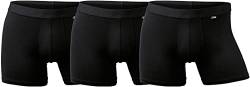 jbs Boxershorts enganliegend für Männer, Herren Unterhosen Boxershorts eng im Set, Enge Unterwäsche im 3er Pack, schwarz, XXL von jbs