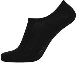 jbs Socken aus Bambus für Herren, kurze Sneaker-Bambussocken für Männer in 7er Pack, schwarz, 41-44 von jbs
