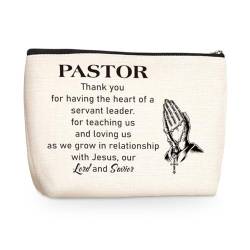 Inspirierende christliche Geschenke für Frauen Kosmetiktasche Affirmationen Pastor Geschenke Make-up Organizer Tasche Religiöse Geschenke Reise Kulturbeutel Pastor Wertschätzung Geschenke Geburtstag von jealance