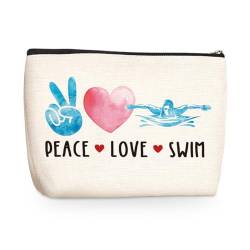 jealance Kosmetiktasche 512-524, LoveSwim, 9.7" x 6.8 "x 2" von jealance