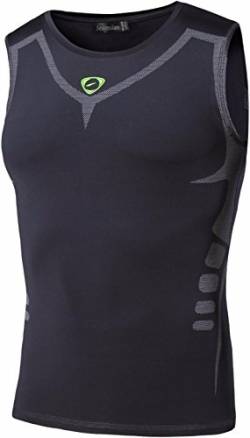 jeansian Herren Sportswear Sleeveless Sports Tank Tops LSL207 Darkgray XXL von jeansian