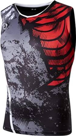 jeansian Herren Sportswear Sleeveless Sports Tank Tops LSL334 Black S von jeansian