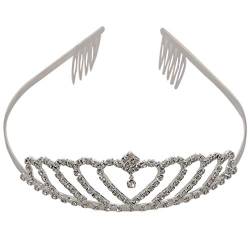 jewella Krone Stilvolle Strass Prinzessin Stirnband Haarspange Diadem Hochzeit Braut Pin von jewella